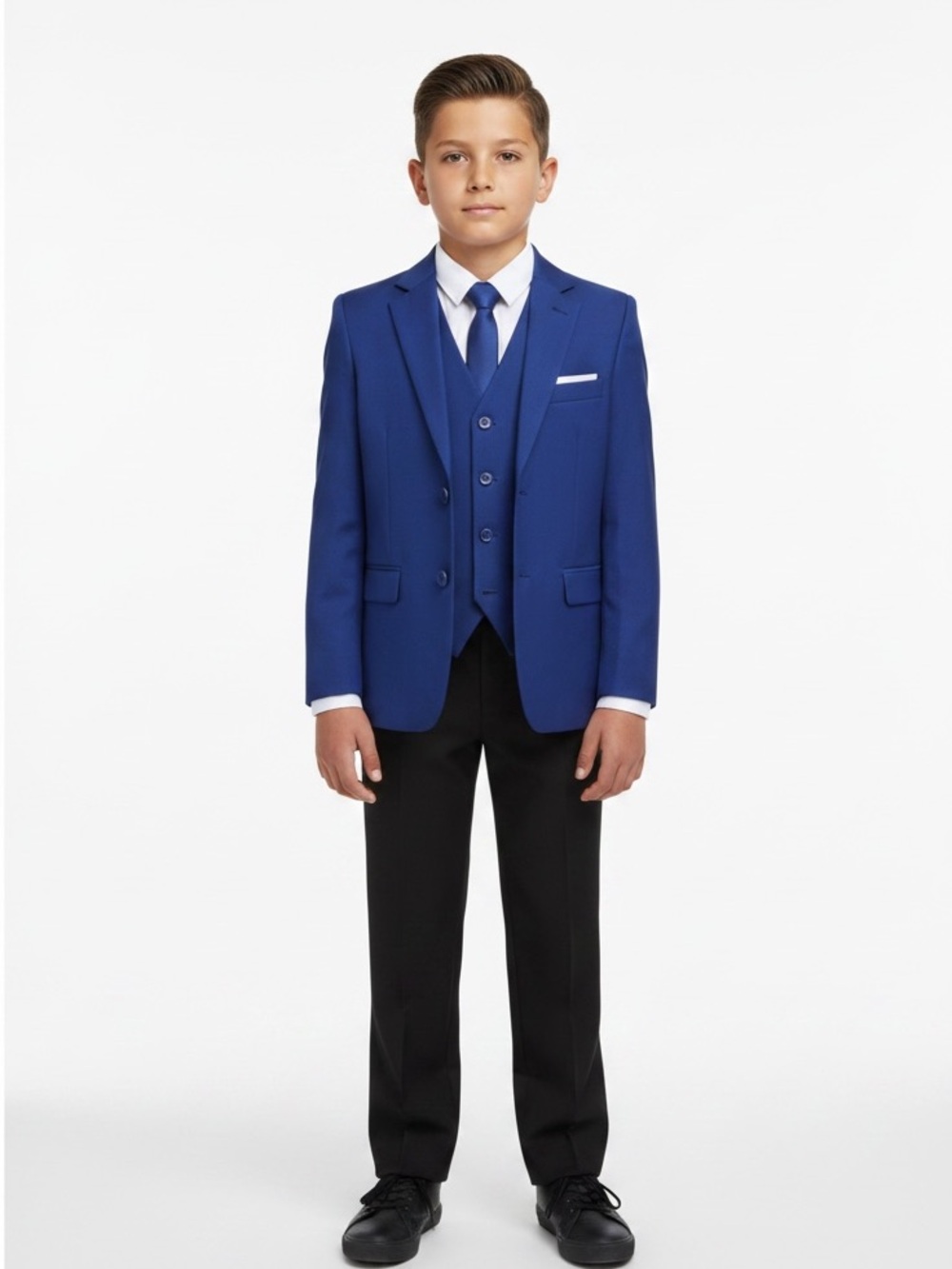 NWOT Classic Royal Blue Blazer, Vest & Tie